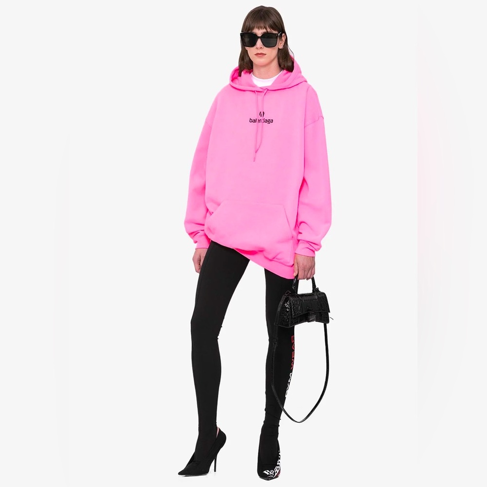 Balenciaga Neon Pink Sweatshirt